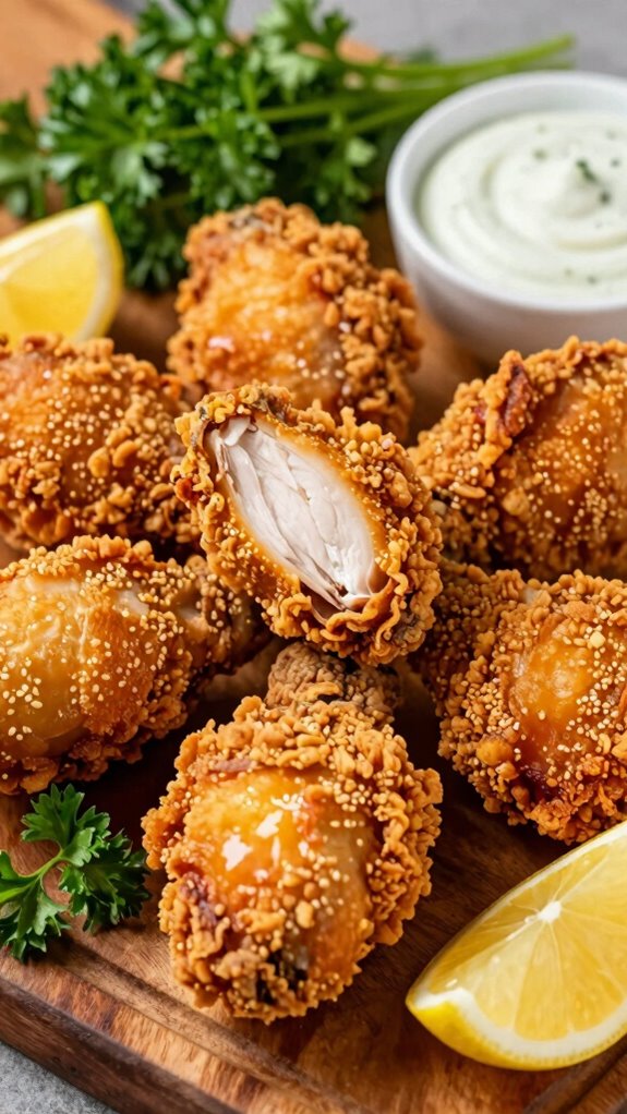 crunchy chicken dinner options