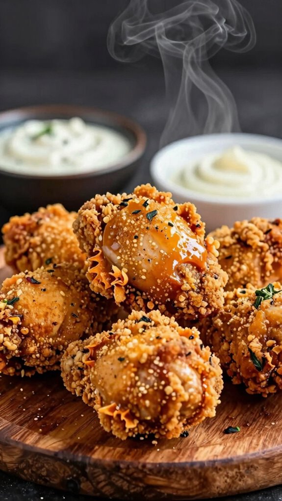 five crispy chicken dishes
